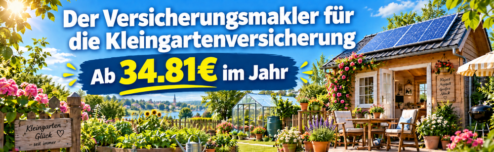 Versicherung für Ihren Kleingarten
